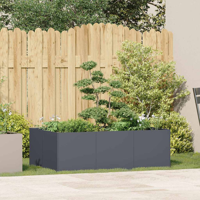 Jardinieră Antracit 120x80x40 cm Oțel - WALTI WALTI