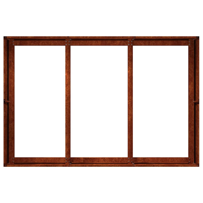 Jardinieră Rusty 120x80x40 cm Oțel pentru intemperii - WALTI WALTI