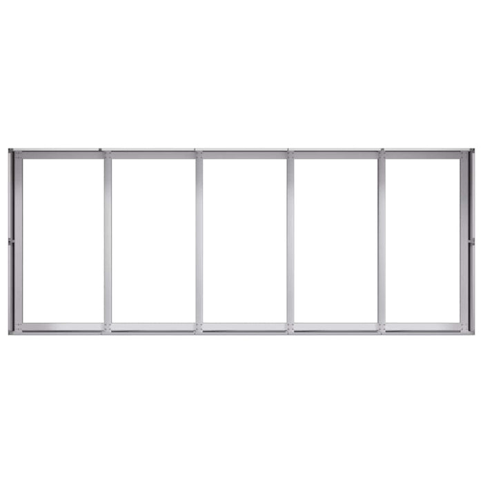 Jardinieră 200x80x40 cm oțel galvanizat - WALTI WALTI