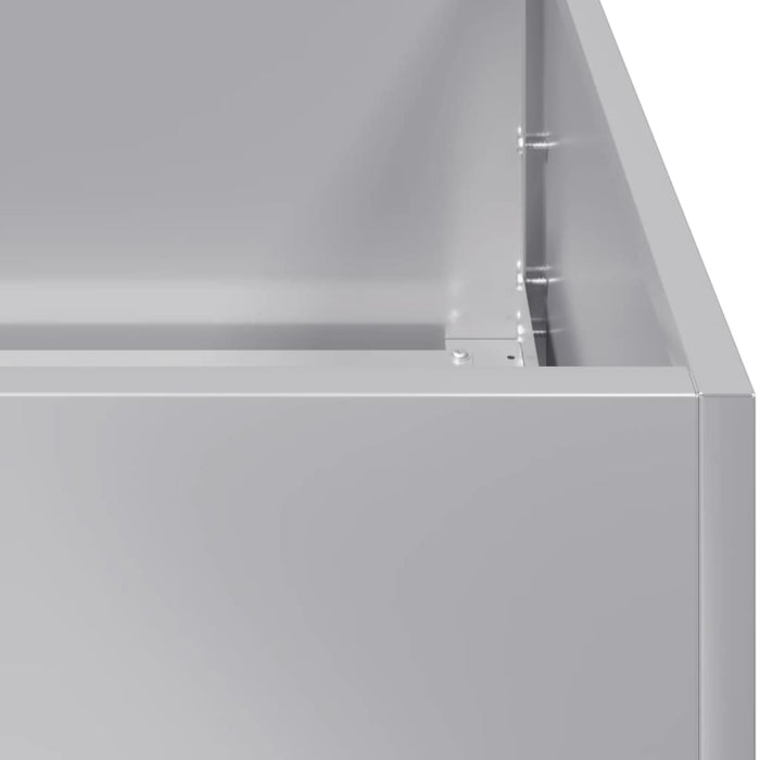 Jardinieră 200x80x40 cm oțel galvanizat - WALTI WALTI