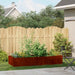 Jardinieră Rusty 200x80x40 cm Oțel pentru intemperii - WALTI WALTI