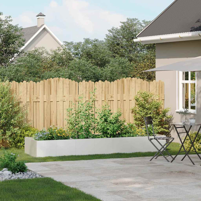 Jardinieră alb 280x80x40 cm oțel - WALTI WALTI