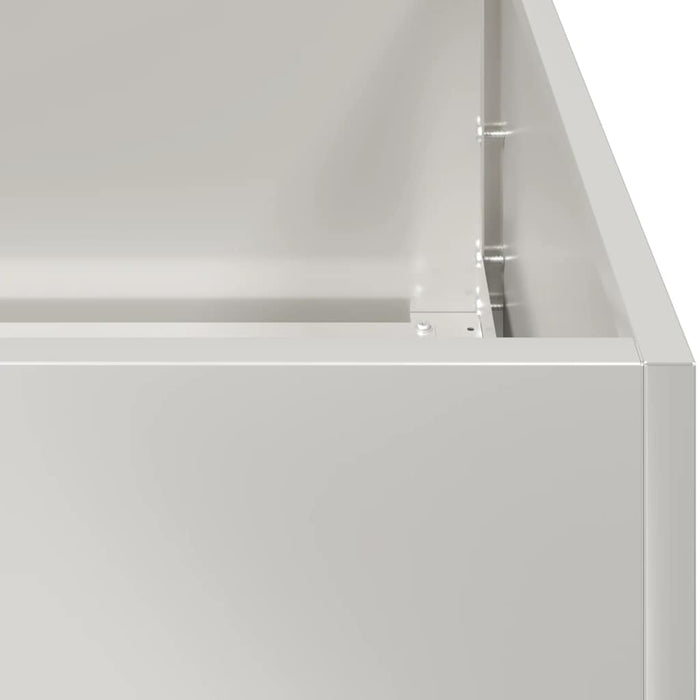 Jardinieră 280x80x40 cm oțel inoxidabil - WALTI WALTI