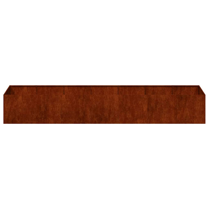 Jardinieră Rusty 280x80x40 cm Oțel pentru intemperii WALTI