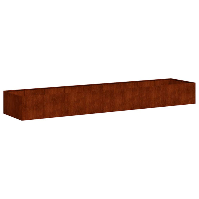 Jardinieră Rusty 360x80x40 cm Oțel rezistent la intemperii - WALTI WALTI