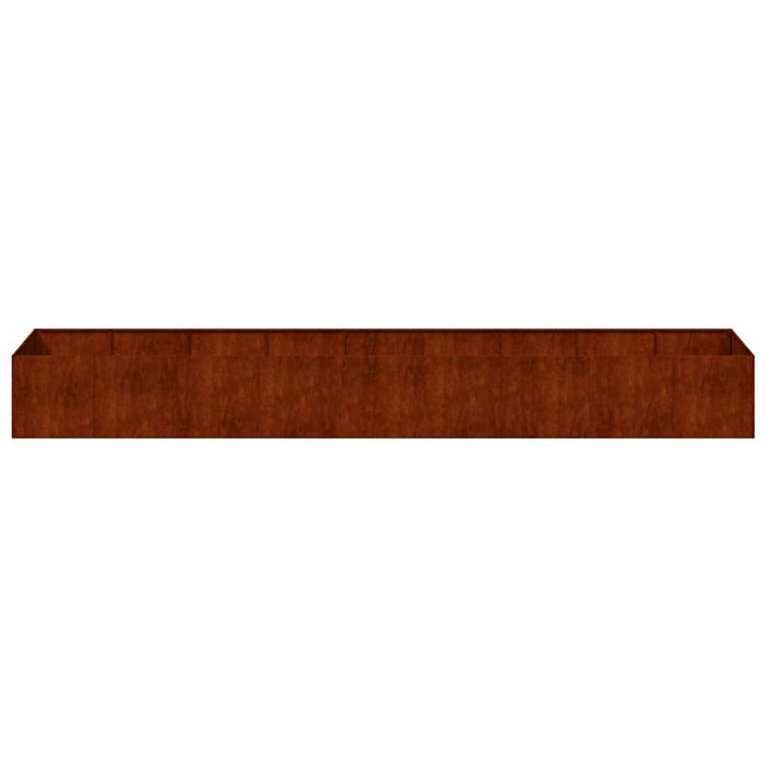 Jardinieră Rusty 360x80x40 cm Oțel rezistent la intemperii - WALTI WALTI