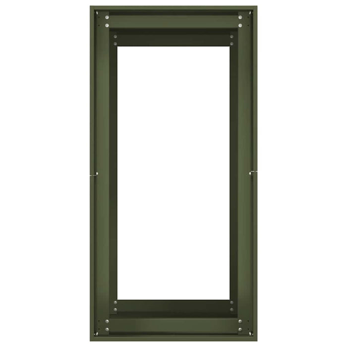 Jardinieră verde măsline 40x80x80 cm oțel - WALTI WALTI