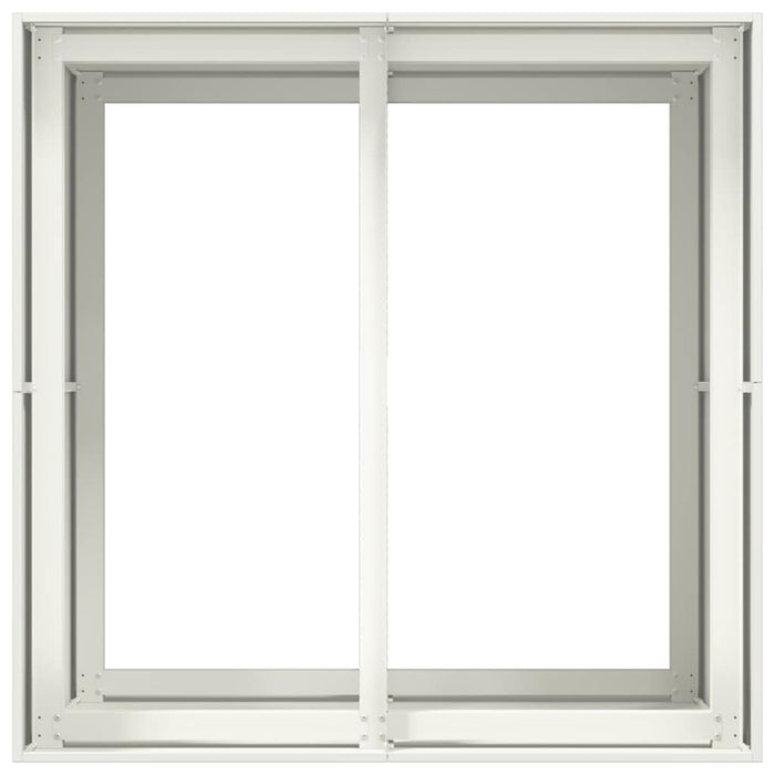 Jardinieră alb 80x80x80 cm oțel - WALTI WALTI