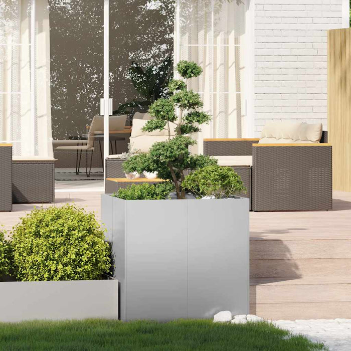 Jardinieră 80x80x80 cm oțel galvanizat - WALTI WALTI