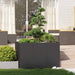 Jardinier negru 120x80x80 cm Oțel - WALTI WALTI