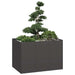 Jardinier negru 120x80x80 cm Oțel - WALTI WALTI