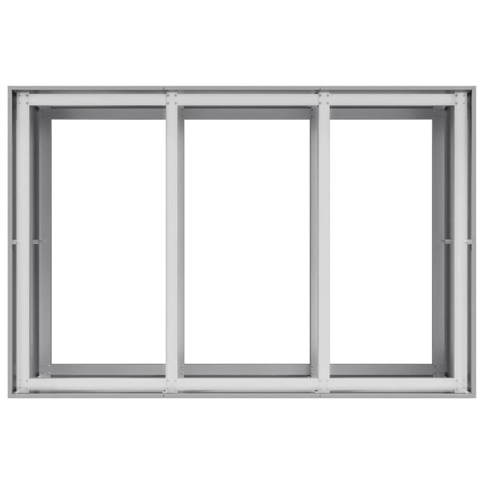 Jardinieră 120x80x80 cm oțel galvanizat - WALTI WALTI