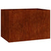 Jardinieră Rusty 120x80x80 cm Oțel pentru intemperii - WALTI WALTI