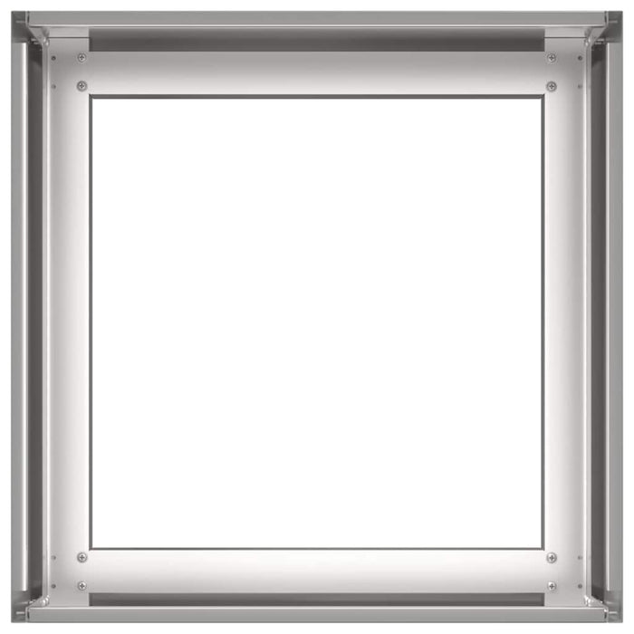Jardinieră 40x40x30 cm oțel inoxidabil WALTI
