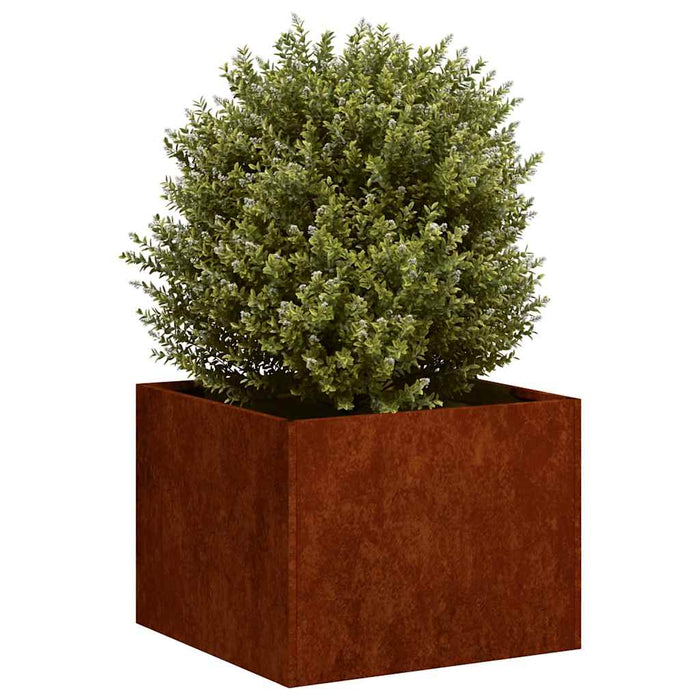 Jardinieră Rusty 40x40x30 cm Oțel pentru intemperii - WALTI WALTI