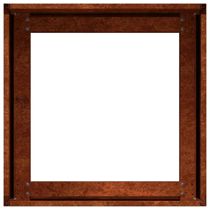 Jardinieră Rusty 40x40x30 cm Oțel pentru intemperii - WALTI WALTI