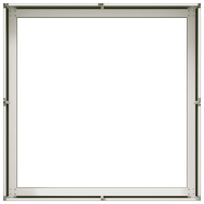 Jardinieră alb 80x80x30 cm oțel - WALTI WALTI