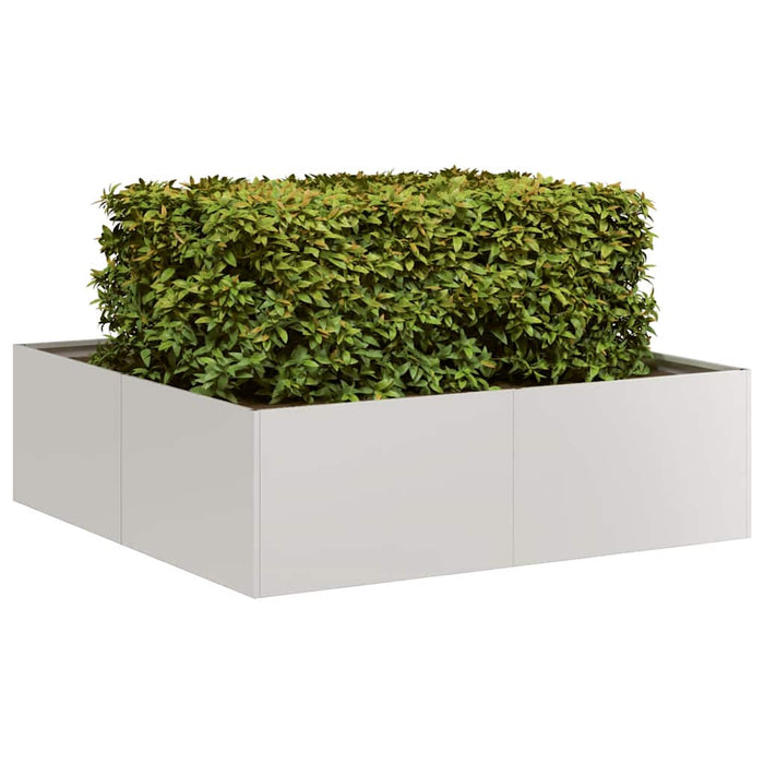 Jardinieră 100x100x30 cm oțel inoxidabil WALTI