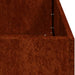 Jardinieră Rusty 100x100x30 cm Oțel pentru intemperii - WALTI WALTI