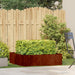 Jardinieră Rusty 100x100x30 cm Oțel pentru intemperii - WALTI WALTI