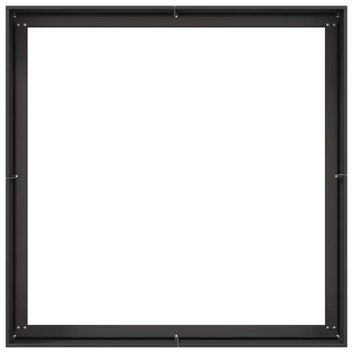 Jardinieră Negru 100x100x40 cm Oțel - WALTI WALTI