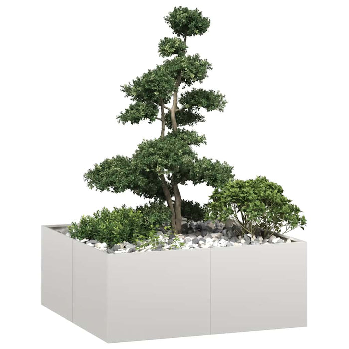 Jardinieră 100x100x40 cm oțel inoxidabil WALTI
