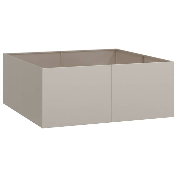 Jardinieră Rusty 100x100x40 cm Oțel pentru intemperii - WALTI WALTI