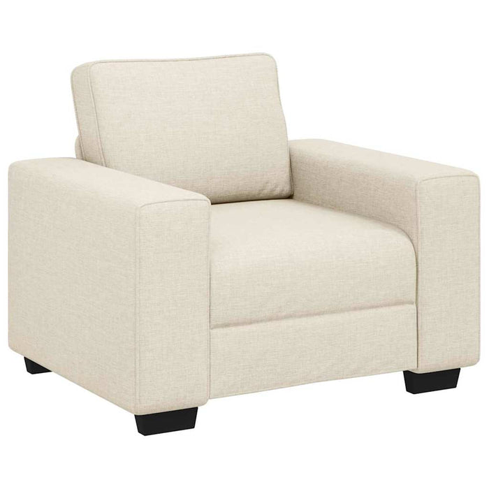 Canapea 3 pcs Bej 221 x 80 x 82 cm Material textil din in WALTI