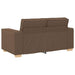 Canapea 3 pcs Maro 220 x 80 x 84 cm Material textil din in - WALTI WALTI