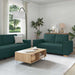 Canapea 3 pcs Verde închis 220 x 80 x 84 cm - WALTI WALTI