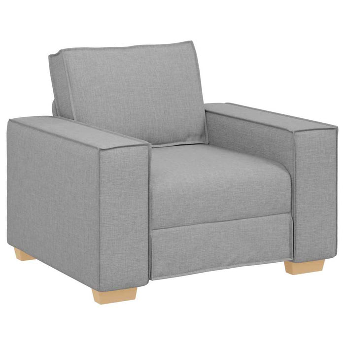 Canapea 3 buc. Gri nori Material textil din in WALTI