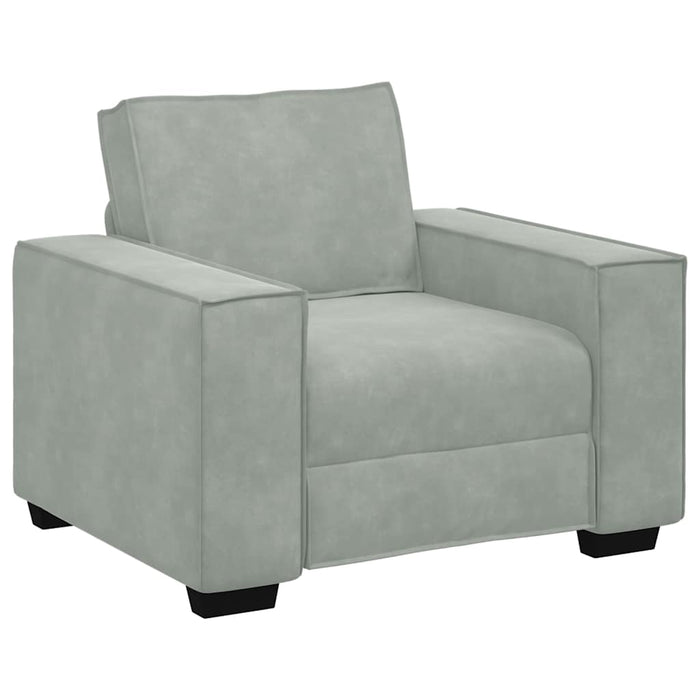 Canapea 3 pcs Gri deschis 220 x 80 x 84 cm WALTI