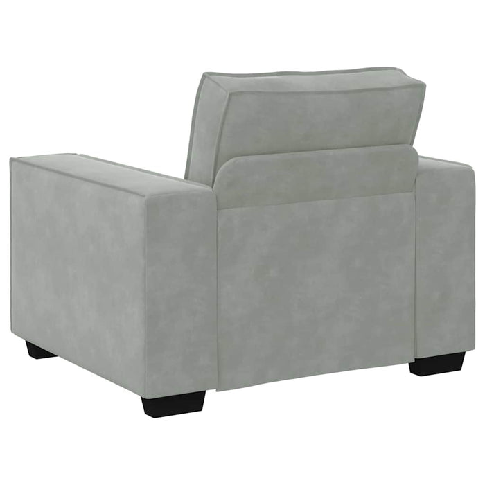Canapea 3 pcs Gri deschis 220 x 80 x 84 cm WALTI