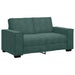 Set de canapele cu perne, 3 piese, verde închis, catifea - WALTI WALTI