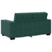 Set de canapele cu perne, 3 piese, verde închis, catifea - WALTI WALTI