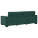 Set de canapele cu perne, 3 piese, verde închis, catifea - WALTI WALTI