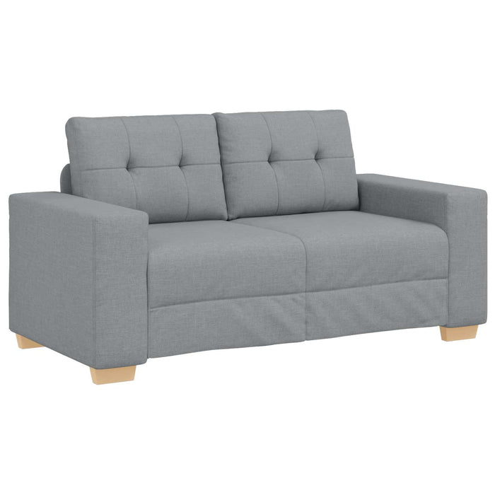 Canapea 3 pcs Gri deschis 221 x 80 x 80 cm WALTI