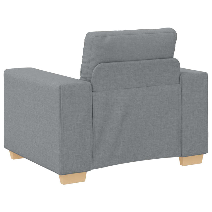 Canapea 3 pcs Gri deschis 221 x 80 x 80 cm WALTI