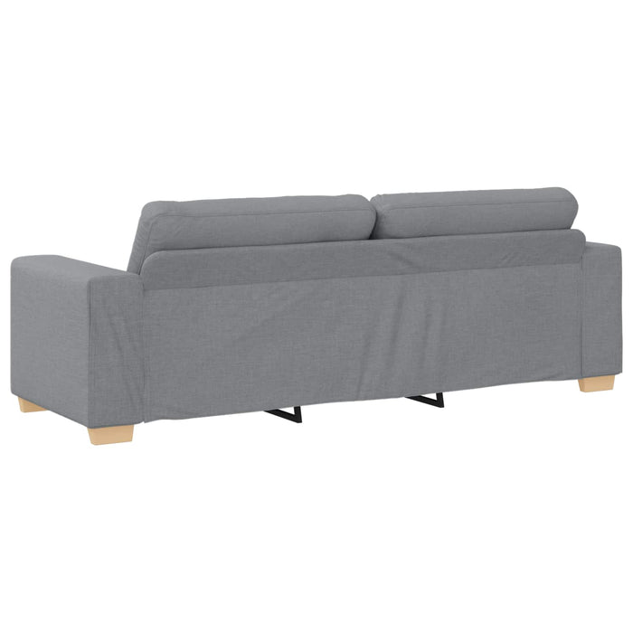 Canapea 3 pcs Gri deschis 221 x 80 x 80 cm WALTI