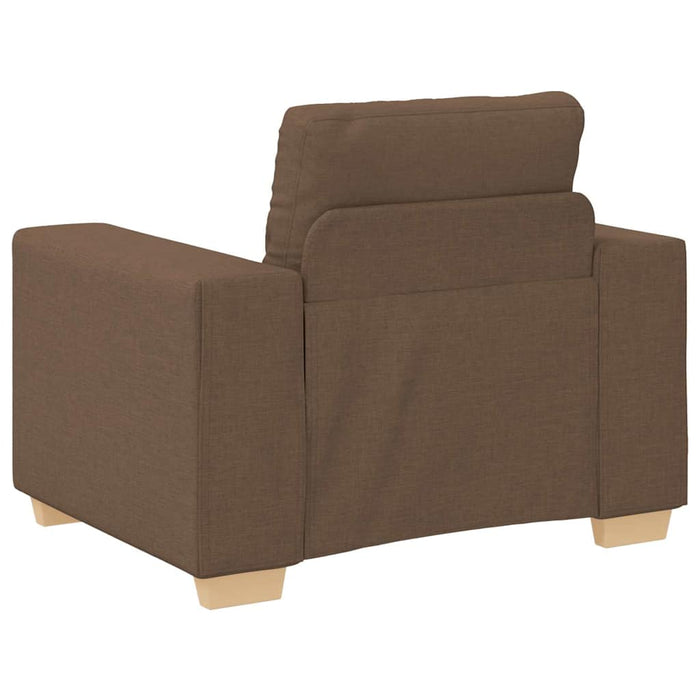 Canapea 3 pcs Maro 221 x 80 x 80 cm Material textil din in - WALTI WALTI