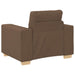 Canapea 3 pcs Maro 221 x 80 x 80 cm Material textil din in - WALTI WALTI