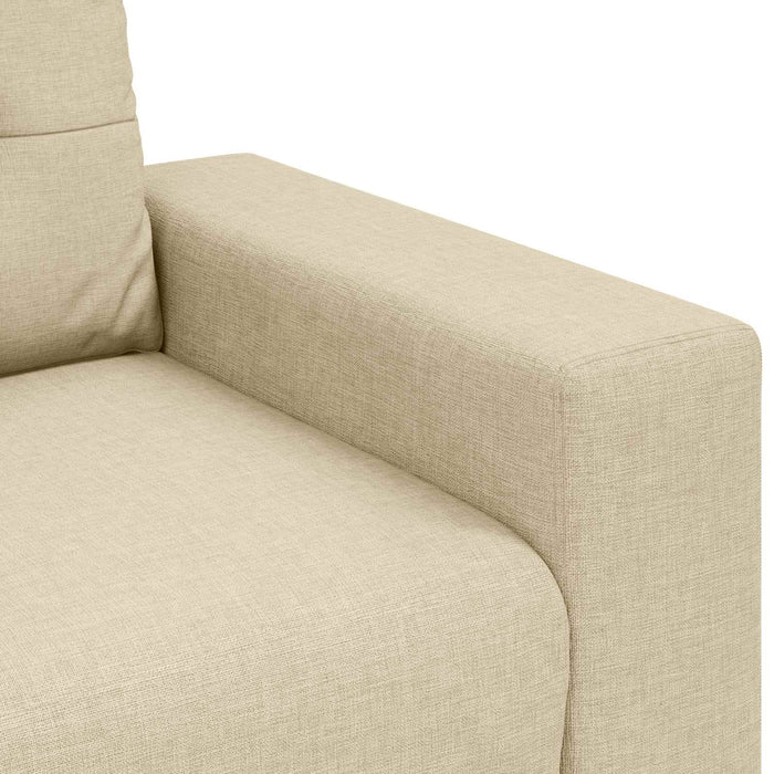 Canapea 3 pcs Crem 221 x 80 x 80 cm Material textil din in - WALTI WALTI