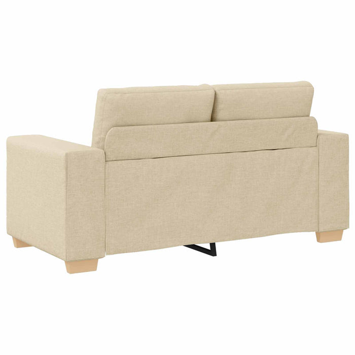 Canapea 3 pcs Crem 221 x 80 x 80 cm Material textil din in - WALTI WALTI