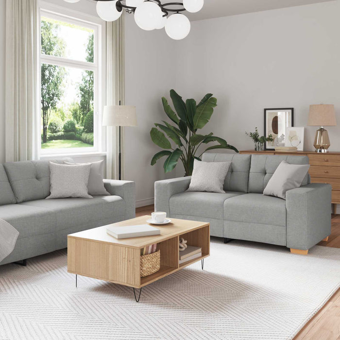 Canapea 3 buc. Gri nori Material textil din in WALTI