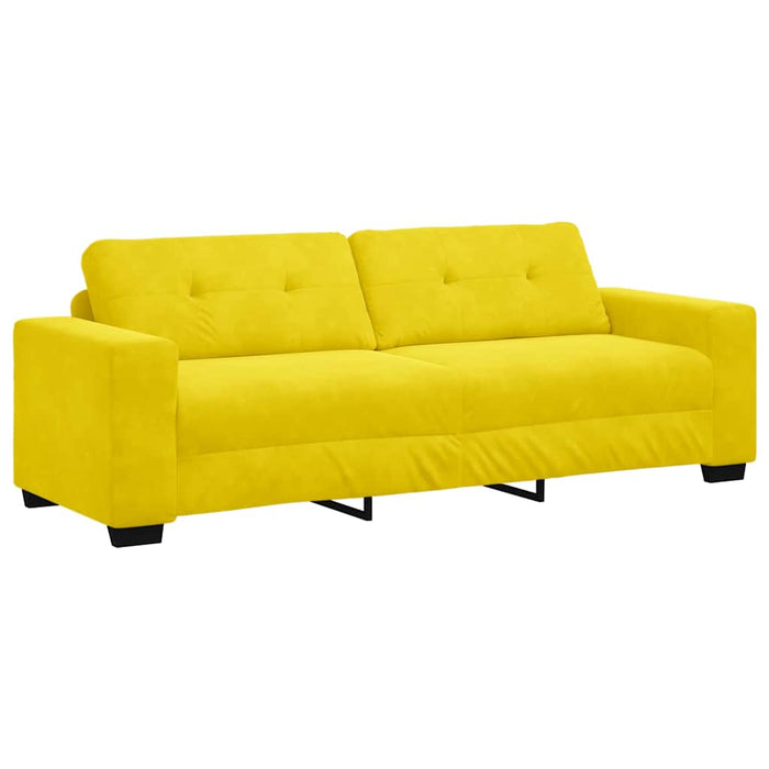 Set de canapea 3 pcs Galben 221 x 80 x 80 cm Catifea WALTI