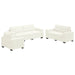 Set de canapea 3 pcs Crem 221 x 80 x 80 cm Catifea - WALTI WALTI