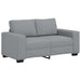Set de canapele cu perne, 3 piese, gri deschis, textil - WALTI WALTI