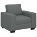 Set de canapele cu perne, 3 piese, gri închis, textil - WALTI WALTI