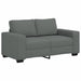 Set de canapele cu perne, 3 piese, gri închis, textil - WALTI WALTI