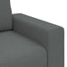 Set de canapele cu perne, 3 piese, gri închis, textil - WALTI WALTI